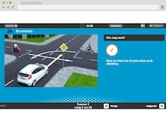 Screenshot 3: bromfiets theorie-examen training