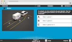 Screenshot 3: motor theorie-examen oefenen